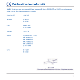 Sagem myX.5m Manuel utilisateur