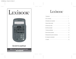 Lexibook GC500FR Manuel utilisateur