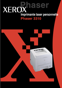 Xerox 3310 Phaser Manuel utilisateur