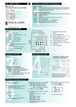 MERLIN GERIN IHP 2C Manuel utilisateur