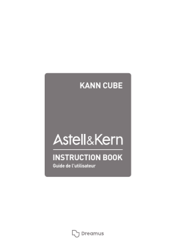 iRiver Astell & Kern Kann Cube Mode d'emploi