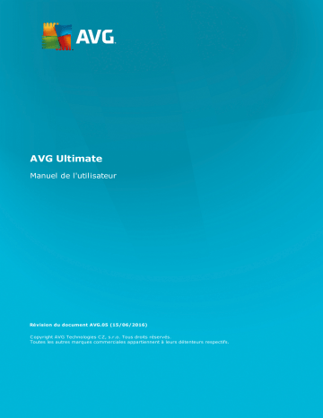 Mode d'emploi | AVG Ultimate 2015 Manuel utilisateur | Fixfr