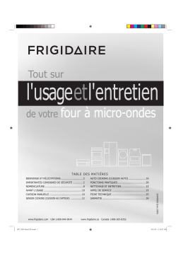 Frigidaire FGMV174KF Manuel utilisateur