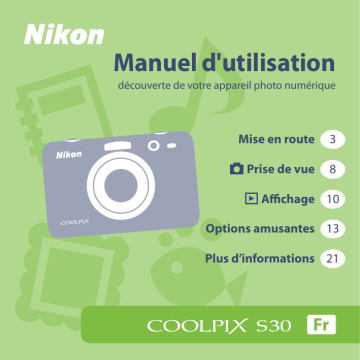 Nikon Coolpix S30 Manuel utilisateur | Fixfr