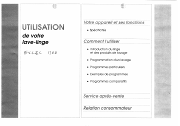 Manuel du propriétaire | Thomson EXCEL1100 Manuel utilisateur | Fixfr