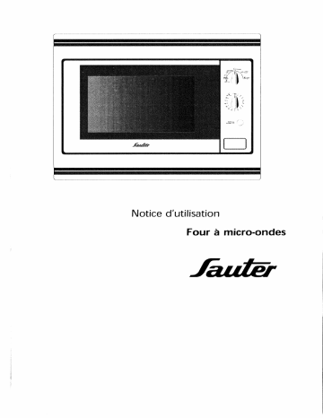 Manuel du propriétaire | sauter SMM400WF1 Manuel utilisateur | Fixfr