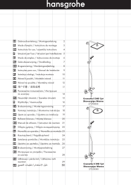 Hansgrohe Showerpipe Crometta S 240 bain Mode d'emploi