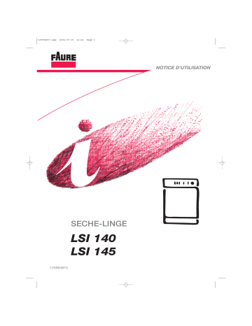 Manuel du propriétaire | Faure LSI 145 Manuel utilisateur | Fixfr