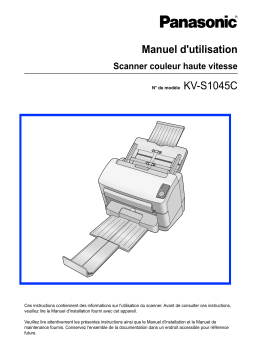 Panasonic KV S1045C Manuel utilisateur