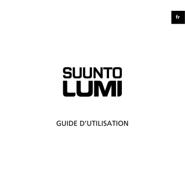 Manuel du propriétaire | Suunto Lumi Manuel utilisateur | Fixfr