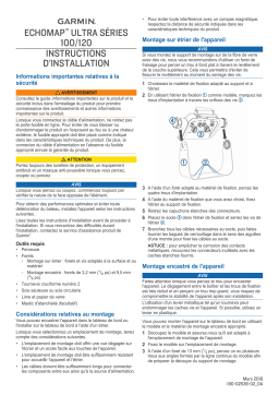 Garmin ECHOMAP Ultra 100 Manuel utilisateur