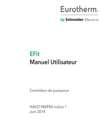 Eurotherm EFit Manuel du propriétaire | Fixfr
