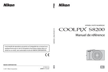 Mode d'emploi | Nikon COOLPIX S8200 Manuel utilisateur | Fixfr