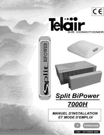 Telair Split BiPower 7000H Manuel utilisateur | Fixfr