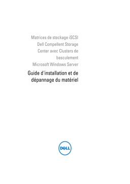 Dell Compellent Storage Center iSCSI Storage Arrays spécification