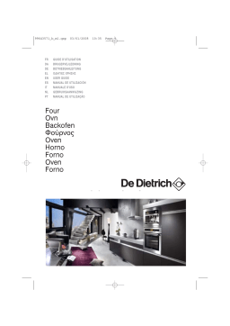 De Dietrich DME788X Manuel utilisateur