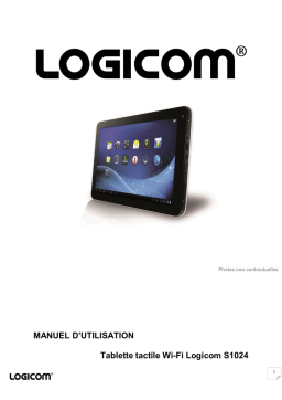 Logicom S1024 Manuel utilisateur