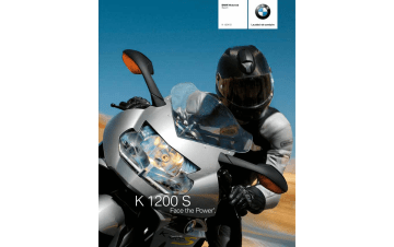 Manuel du propriétaire | BMW K 1200 S Manuel utilisateur | Fixfr