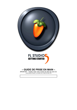 FRUITY LOOPS FL Studio 5 Manuel utilisateur