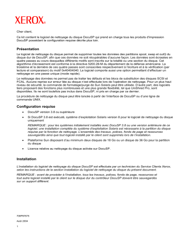 Manuel du propriétaire | Xerox 4590 Manuel utilisateur | Fixfr