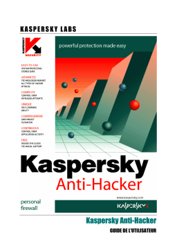 Kaspersky Anti-Hacker version 1.5 Manuel utilisateur