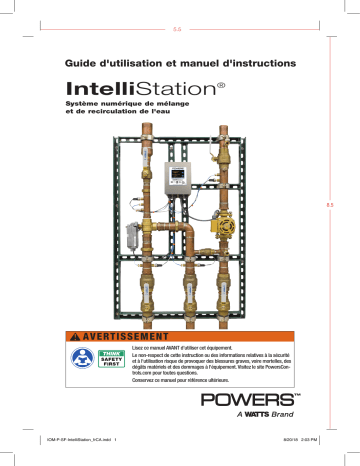 Watts IntelliStation Guide d'installation | Fixfr