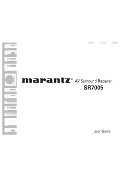 Marantz SR7005 Manuel utilisateur