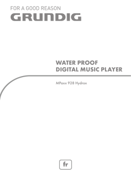 Grundig MPAXX 928 HYDROX Manuel utilisateur