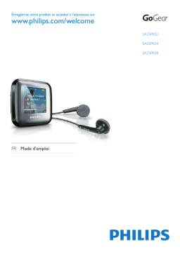 Philips SA2SPK02 Mode d'emploi