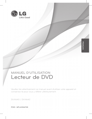 DVX642 | LG DVX640 Manuel du propriétaire | Fixfr