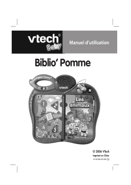 VTech BIBLIO POMME Manuel utilisateur