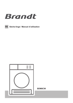 Brandt BDM8CW Manuel utilisateur