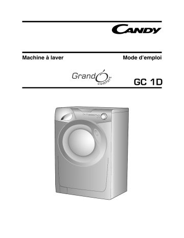 Manuel du propriétaire | Candy GC 14101 D2/1 Manuel utilisateur | Fixfr