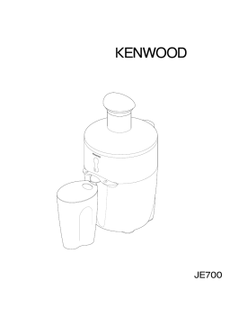 Kenwood JE700 Manuel utilisateur