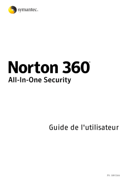 Symantec Norton 360 v1.0 Manuel utilisateur