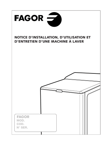 FFT-100 | Fagor FFT-96-106-116 Manuel utilisateur | Fixfr