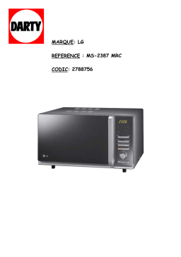 LG MS 2387 MRC Manuel utilisateur