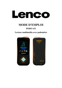 Lenco Podo 151 Mode d'emploi