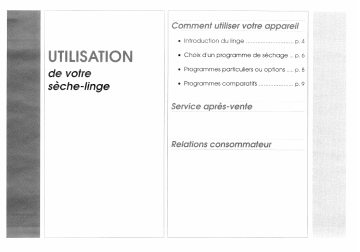 Manuel du propriétaire | Thomson AIR308C Manuel utilisateur | Fixfr