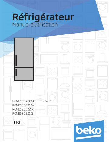 Manuel du propriétaire | Beko RSNE445T23ZW Manuel utilisateur | Fixfr