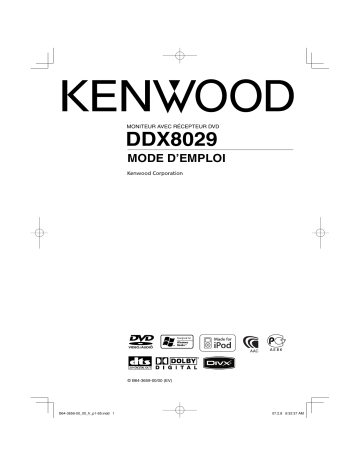 Manuel du propriétaire | Kenwood DDX80291 Manuel utilisateur | Fixfr