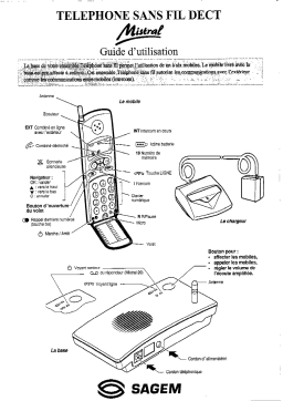 ORANGE MISTRAL DECT Manuel utilisateur