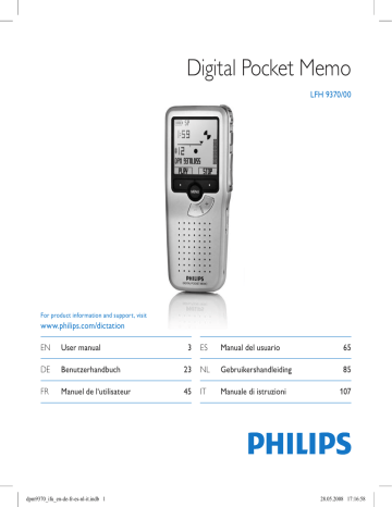 Mode d'emploi | Philips LFH 9370-00 Manuel utilisateur | Fixfr