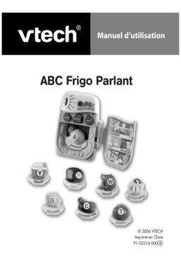 VTech ABC FRIGO PARLANT Manuel utilisateur