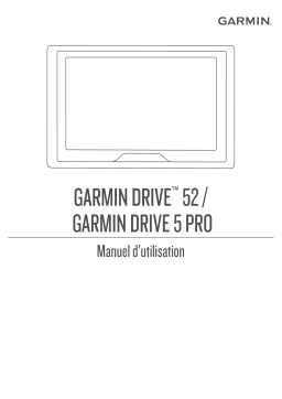 Garmin Drive 5 Pro Manuel utilisateur