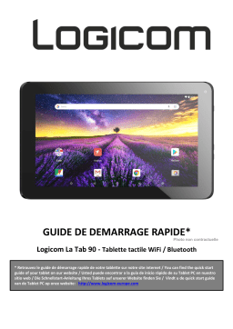 Logicom La Tab 90 Manuel utilisateur