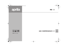APRILIA RS125 Manuel utilisateur