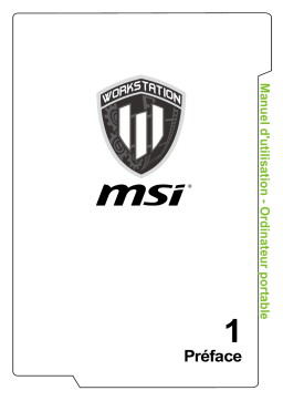 MSI WS72 6QJWT72 2OL-1830FRWT72 2OM-1034FR GARANTIE 3 ANS AVEC REPARATION SUR SITE OFFERTE !WT72 6QJWT72 6QKWT72 6QL Manuel utilisateur