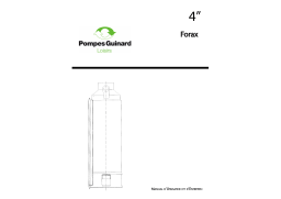 Guinard Forax 350.15 Mode d'emploi