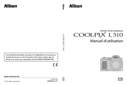 Nikon Coolpix L310 Manuel utilisateur